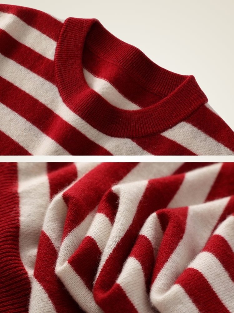 Melindra -  Striped Cashmere Sweater