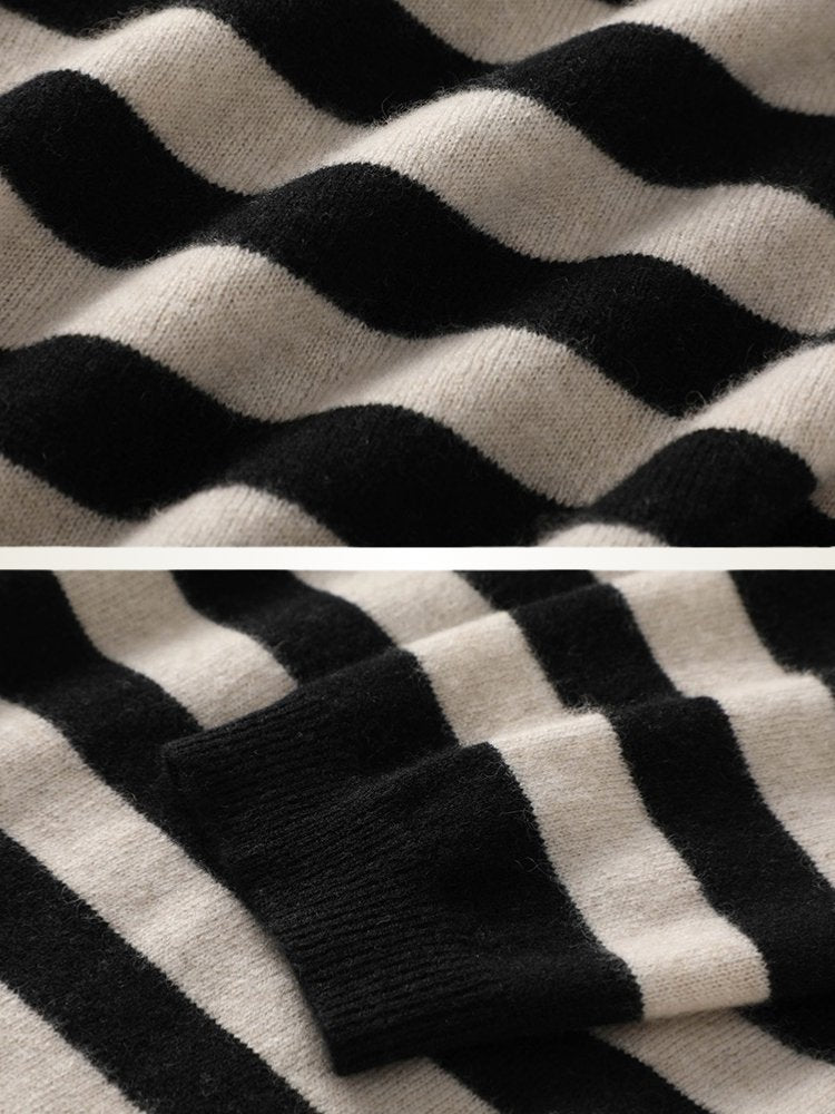Melindra -  Striped Cashmere Sweater