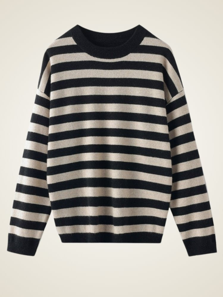 Melindra -  Striped Cashmere Sweater
