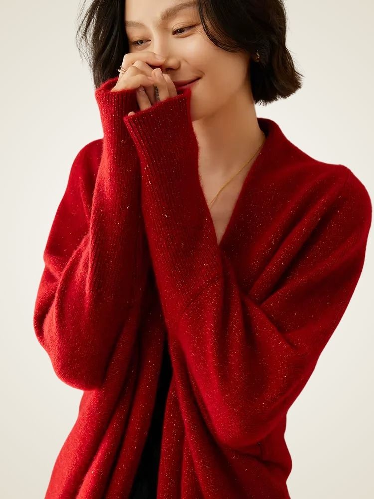 Zoey - Open Front Cashmere Cardigan