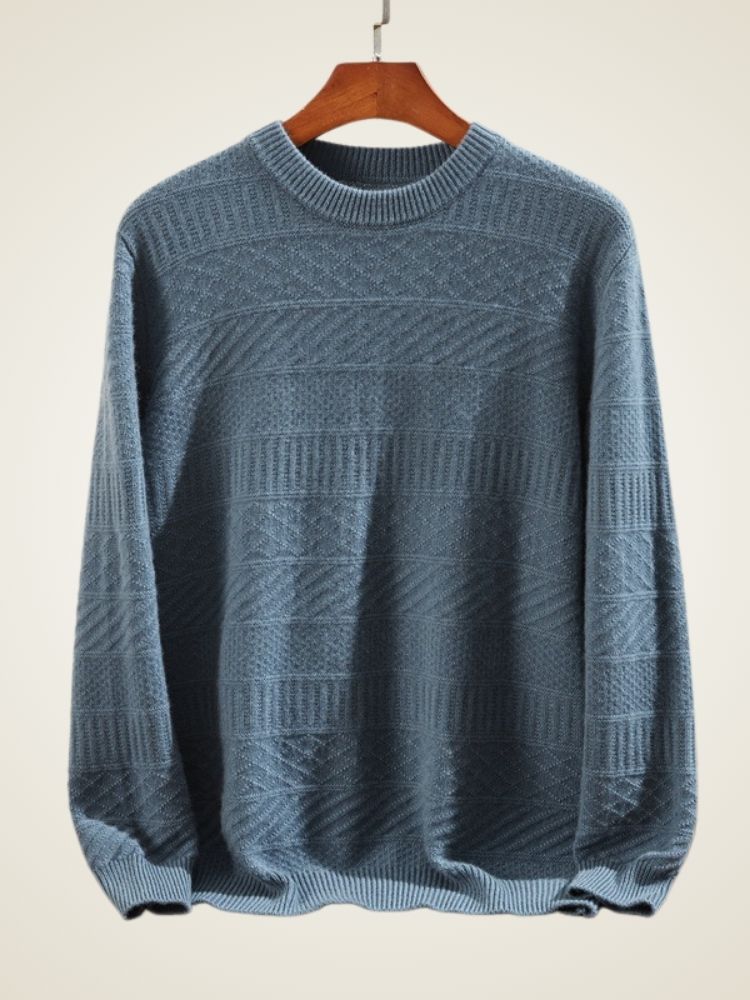 Grayson - Artisanal Knit Cashmere Crewneck