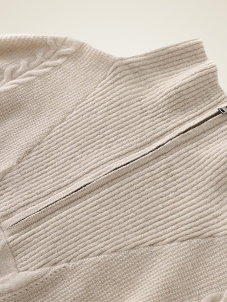 Vilaria - Half-Zip Cashmere Sweater