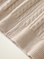 Silas - Cable-Knit Cashmere Cardigan