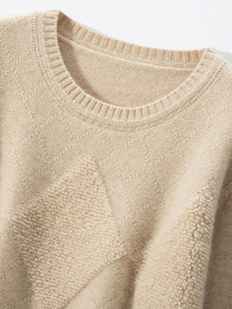 Nathaniel -  Diamond Knit Cashmere Sweater