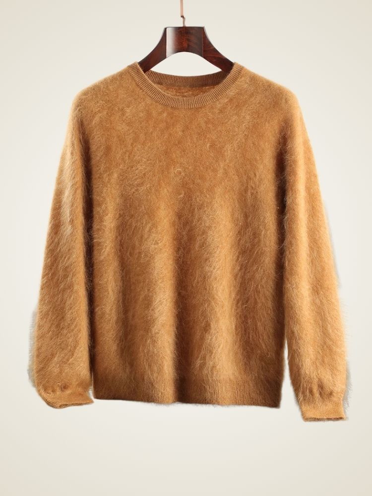 Alaric - Brushed Crewneck Cashmere Sweater