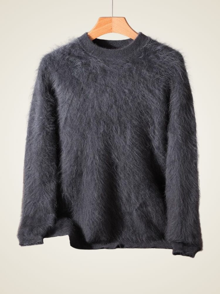 Anton - Brushed  Crewneck Cashmere Sweater