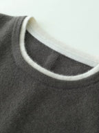Rachel - Double Crewneck Cashmere Sweater