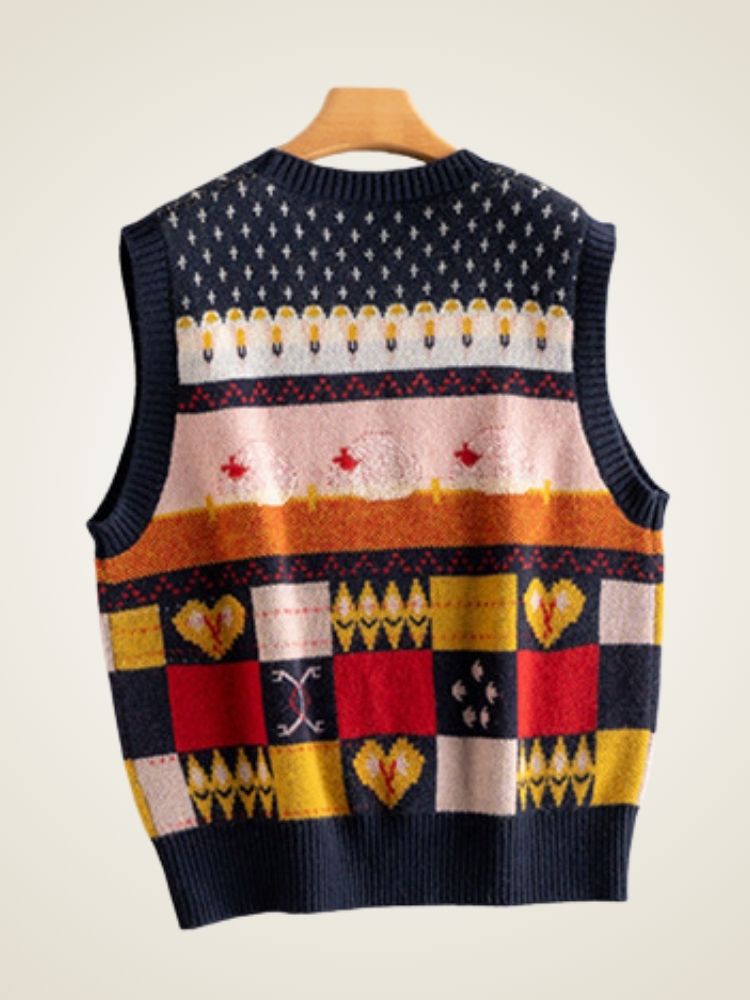 Lennie - Colorful Cashmere Vest