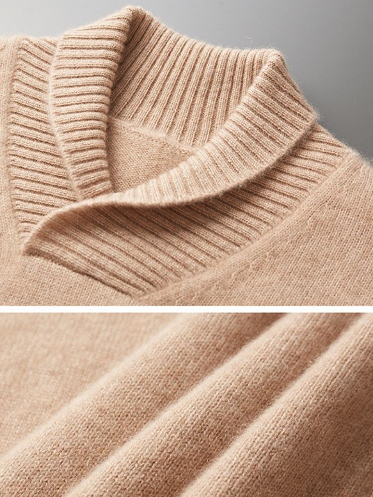 Adrian - Shawl Collar Cashmere Sweater