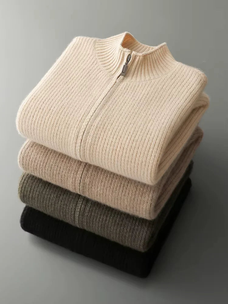 Emmett - Ribbed Cashmere Cardigan