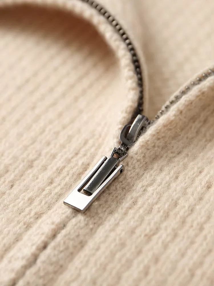 Emmett - Ribbed Cashmere Cardigan