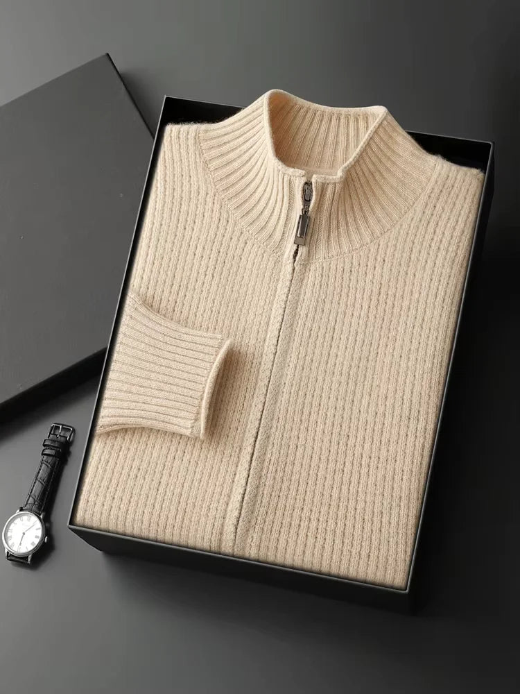 Emmett - Ribbed Cashmere Cardigan