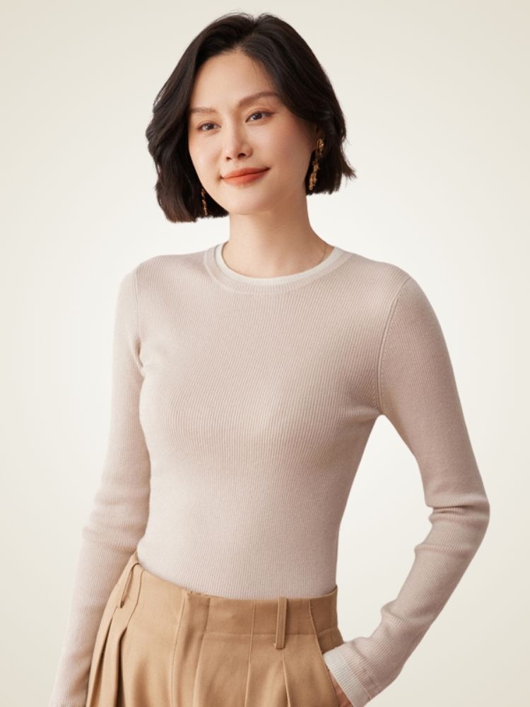Zerellis - Ribbed Cashmere Sweater