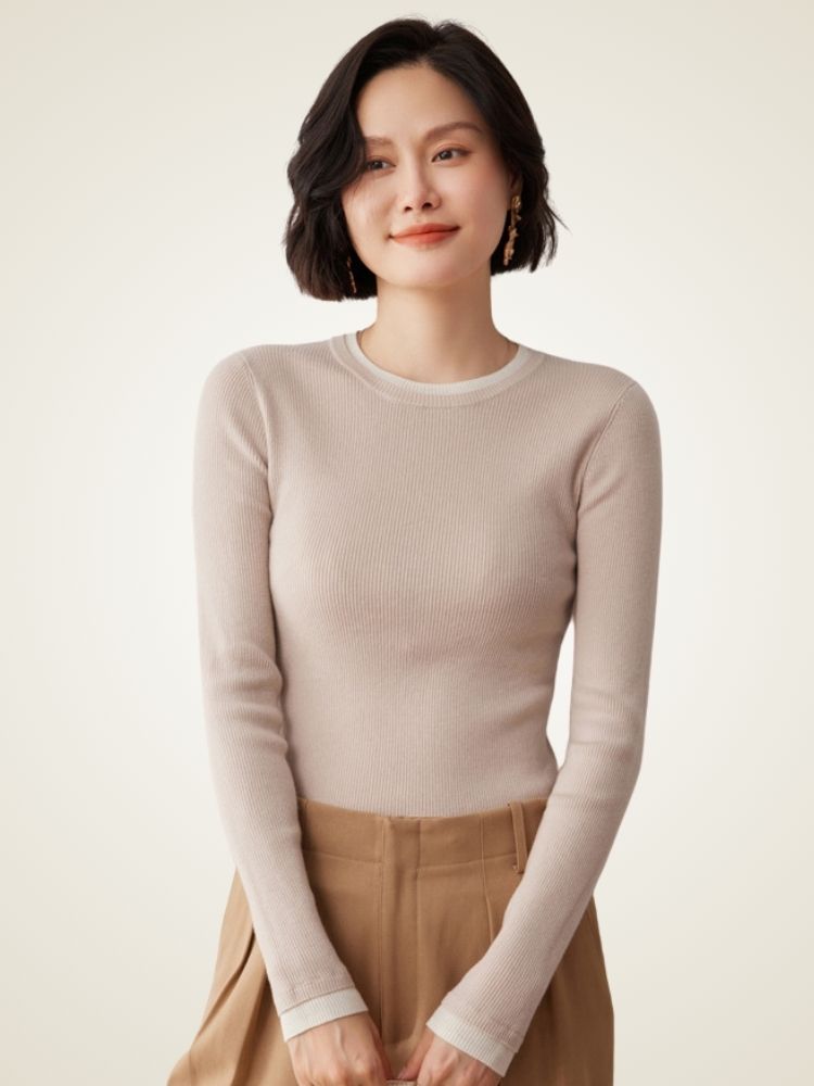 Zerellis - Ribbed Cashmere Sweater