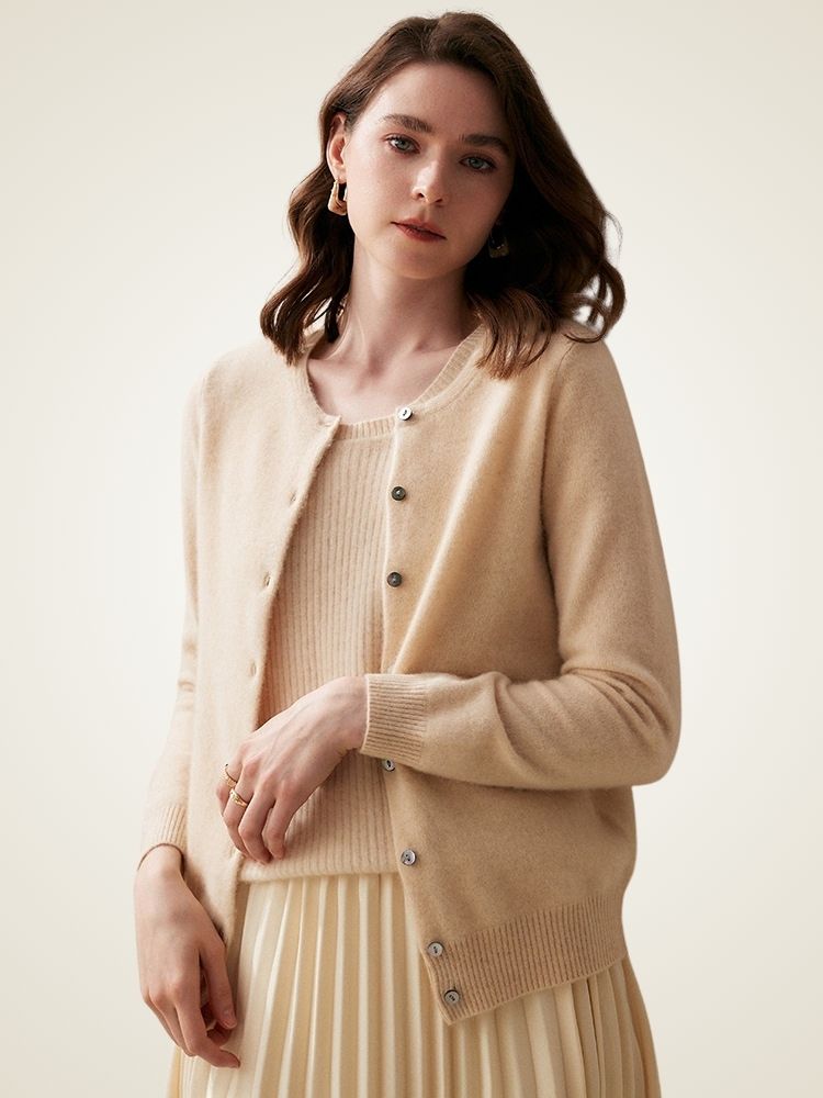 Lyn - Pure Cashmere Cardigan