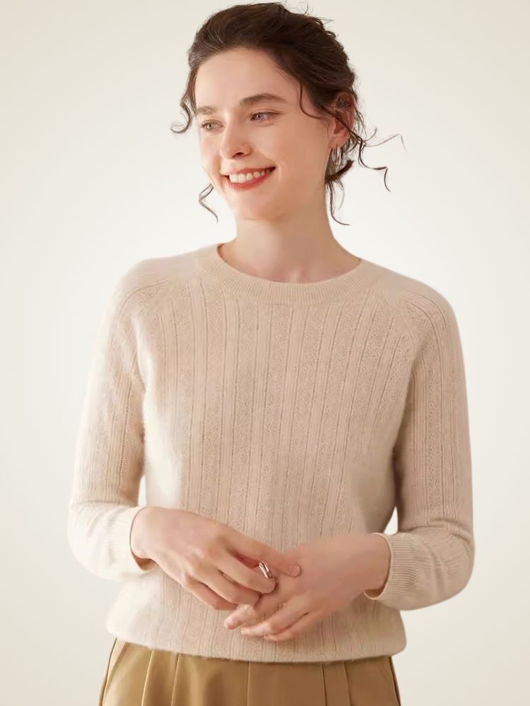 Larie - Ribbed Cashmere Sweater