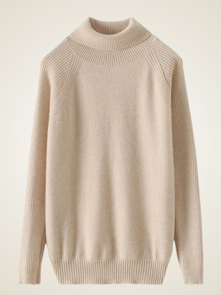 Keeley - Ribbed Cashmere Turtleneck