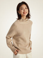Kahila - Wide Collar Cashmere Turtleneck