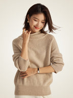 Kahila - Wide Collar Cashmere Turtleneck