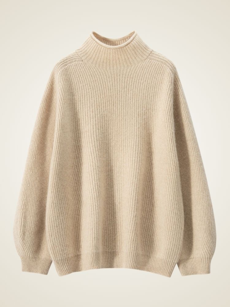 Olympia - Ribbed Cashmere Turtleneck Sweater