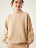 Olympia - Ribbed Cashmere Turtleneck Sweater