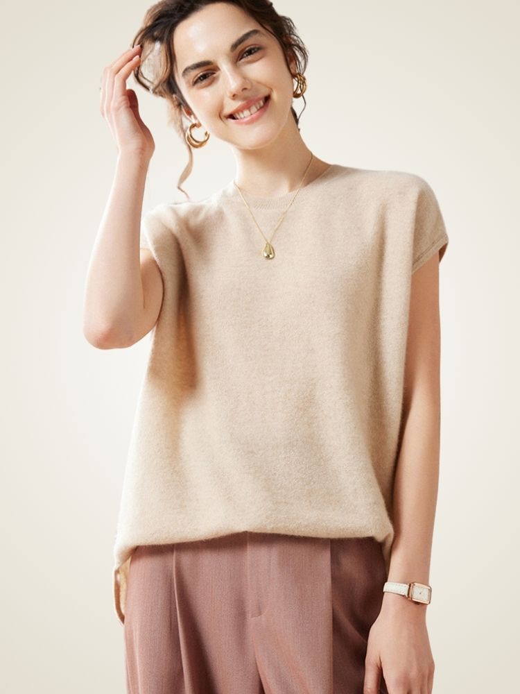 Jayda - Classic Cashmere Vest-Top