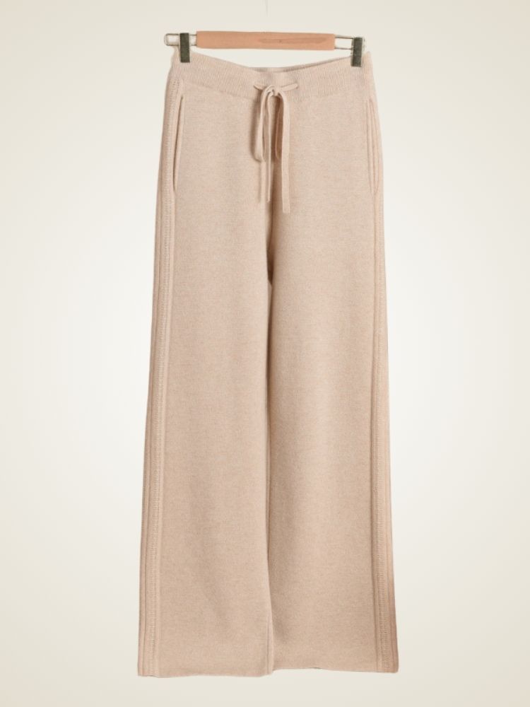 Viana - Wide-Leg Cashmere Pants