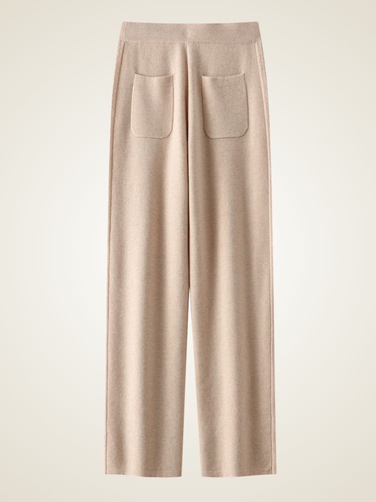 Viana - Wide-Leg Cashmere Pants