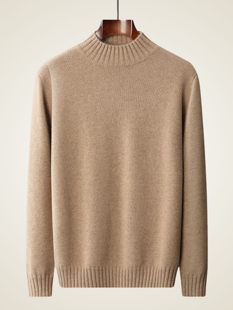Lennox - High Collar Cashmere Sweater