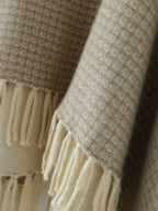 Nathalie - Reversible Hooded Cashmere Cape