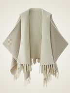 Nathalie - Reversible Hooded Cashmere Cape