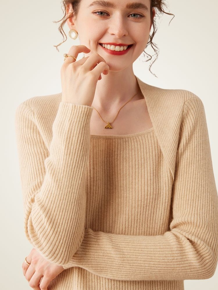 Norielle - Ribbed Cashmere Sweater
