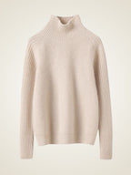 Liora - Ribbed Cashmere Turtleneck
