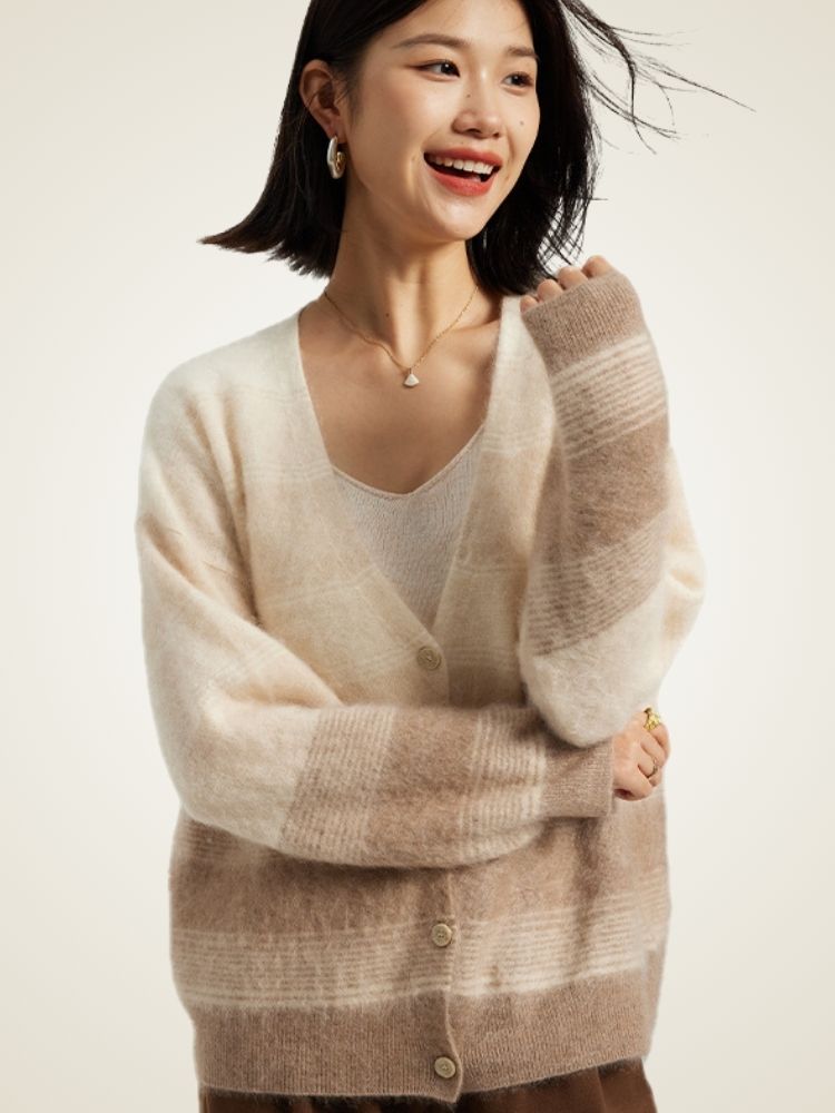 Lorelai -  Ombre Cashmere Cardigan