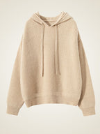 Johanna - Ribbed Cashmere Hoodie