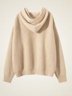 Johanna - Ribbed Cashmere Hoodie