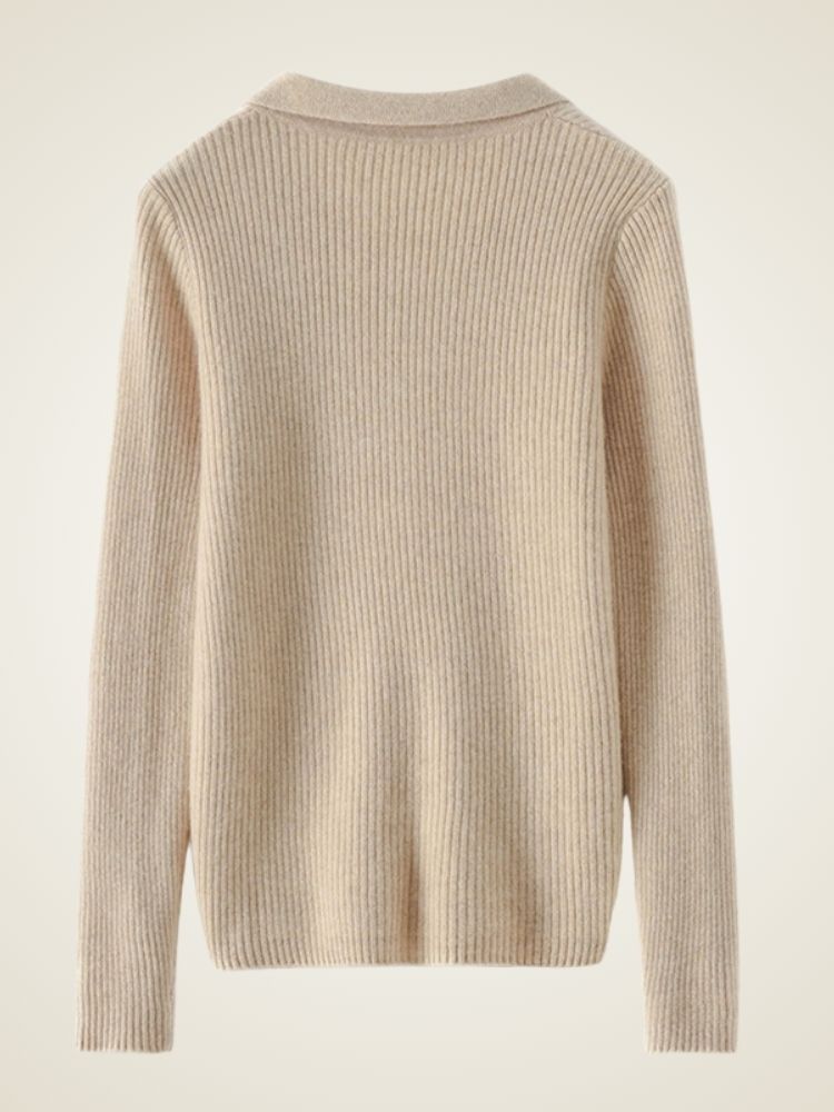 Posie - Ribbed Cashmere Cardigan