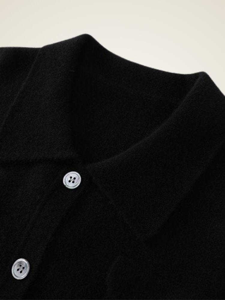 Leandria - Belted Cashmere Cardigan