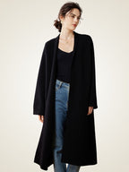 Alix - Open-Front Cashmere Coat