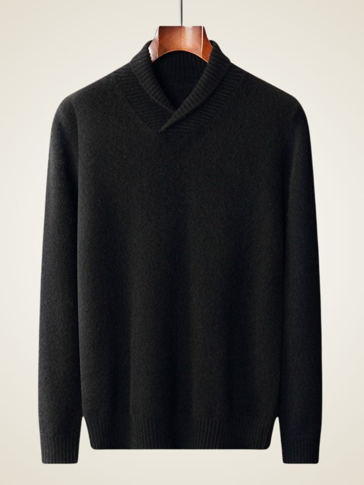 Adrian - Shawl Collar Cashmere Sweater
