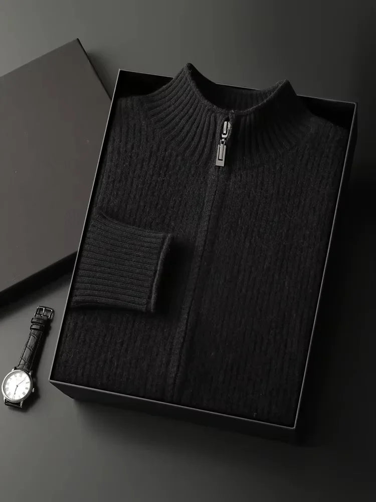 Emmett - Ribbed Cashmere Cardigan