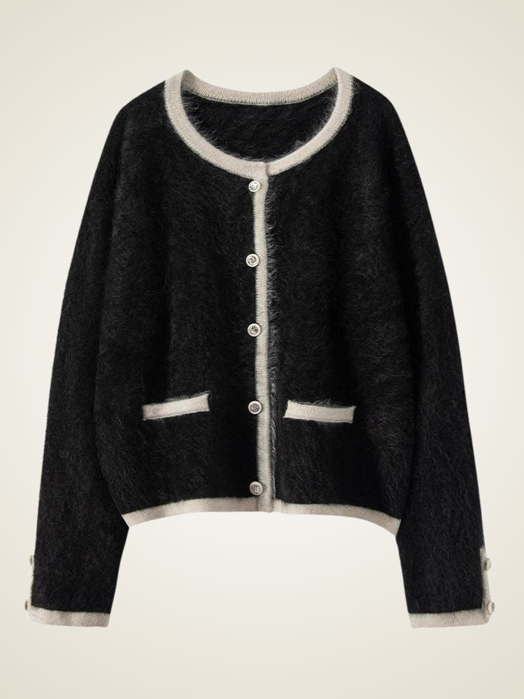 Prisca - Brushed Cashmere Cardigan