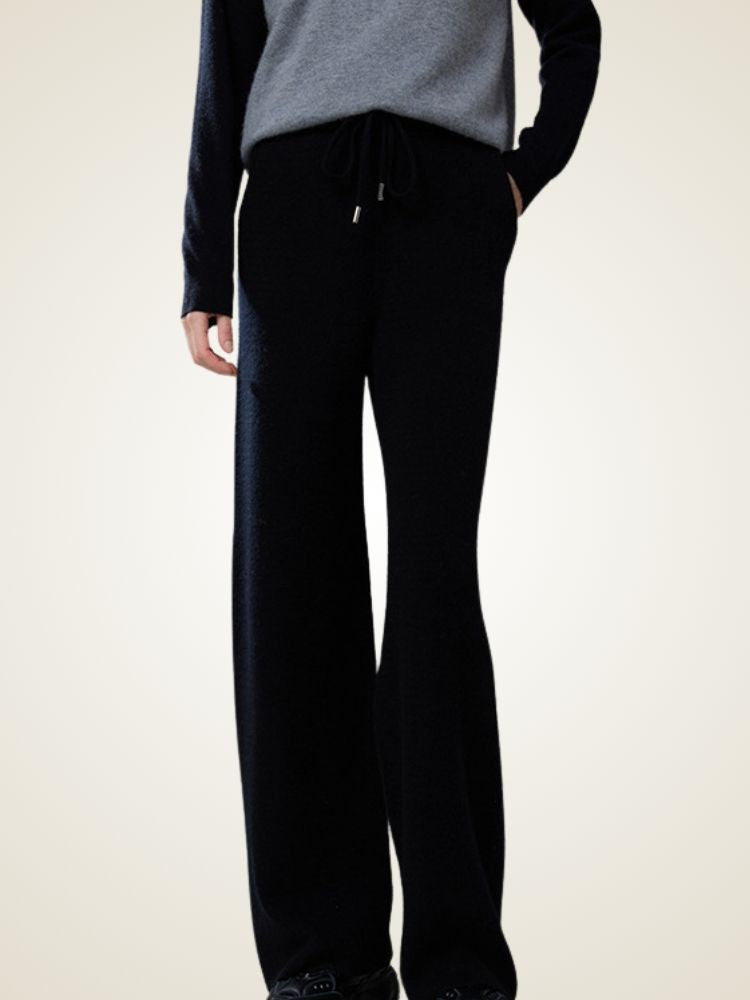 Alandra - Chevron Cashmere Pants