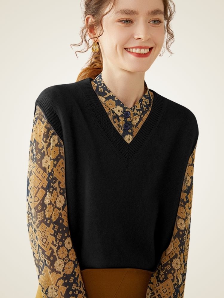 Lorene - Classic Cashmere Vest