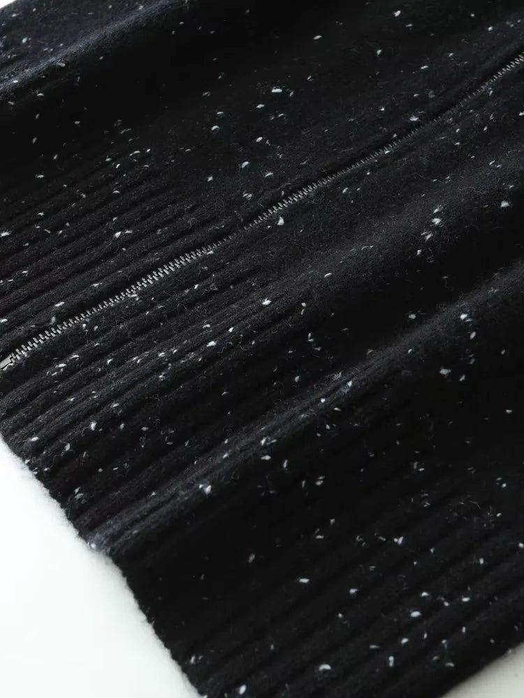 Liv - Zip Cashmere Cardigan