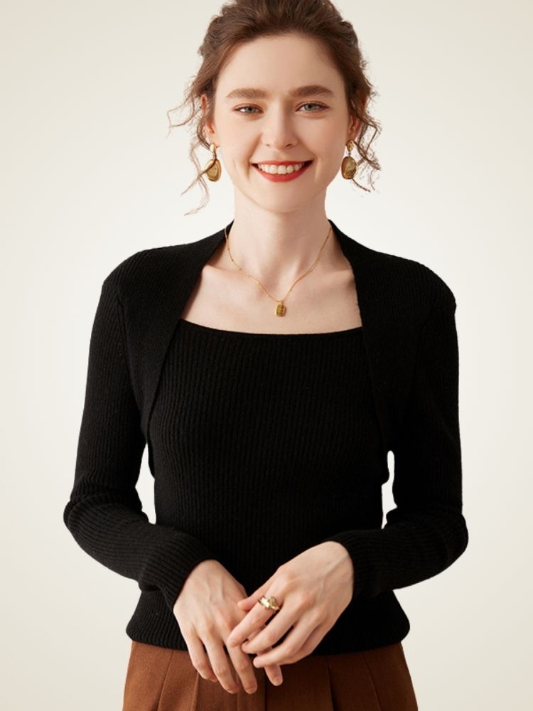 Norielle - Ribbed Cashmere Sweater