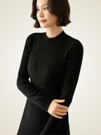 Tallis - Ribbed Cashmere Midi Dress