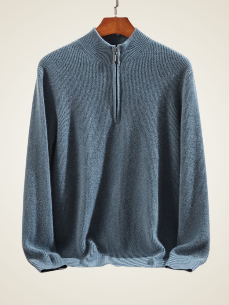 Caspian - Half Zip Cashmere Sweater