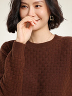 Dianis - Waffle-Textured Cashmere Sweater