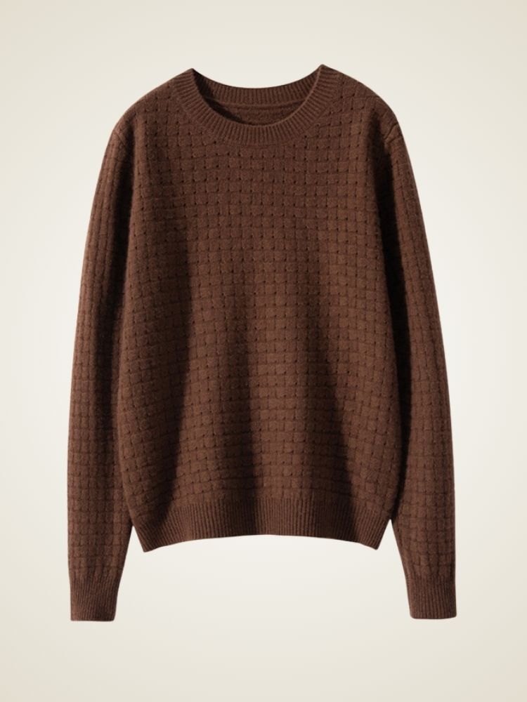 Dianis - Waffle-Textured Cashmere Sweater